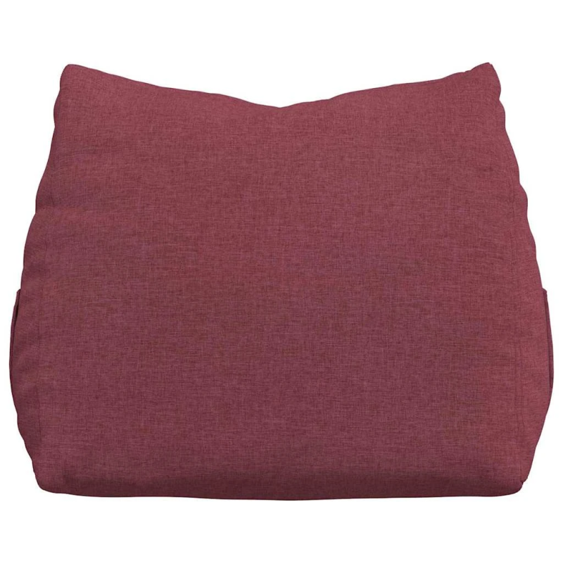 vidaXL Atpakaļ spilvens Vīna sarkans 60 x 20 x 50 cm audums
