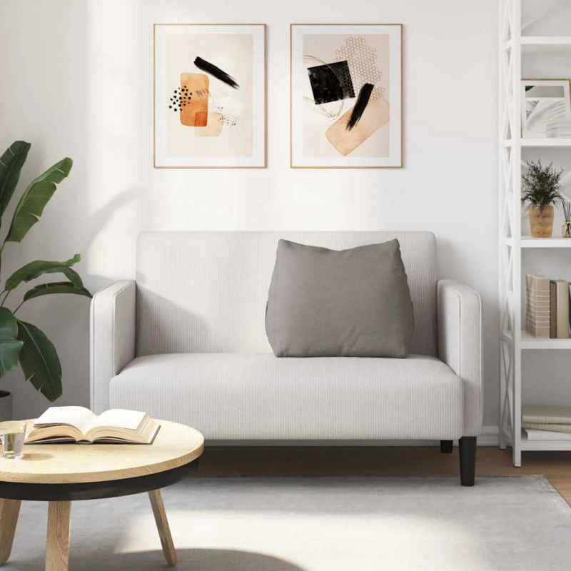 vidaXL Atpakaļ spilvens Pelēkbrūna 60 x 20 x 50 cm audums