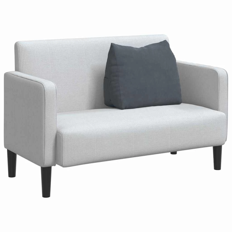 vidaXL Atpakaļ spilvens Tumši pelēks 60 x 20 x 50 cm Korduroja audums