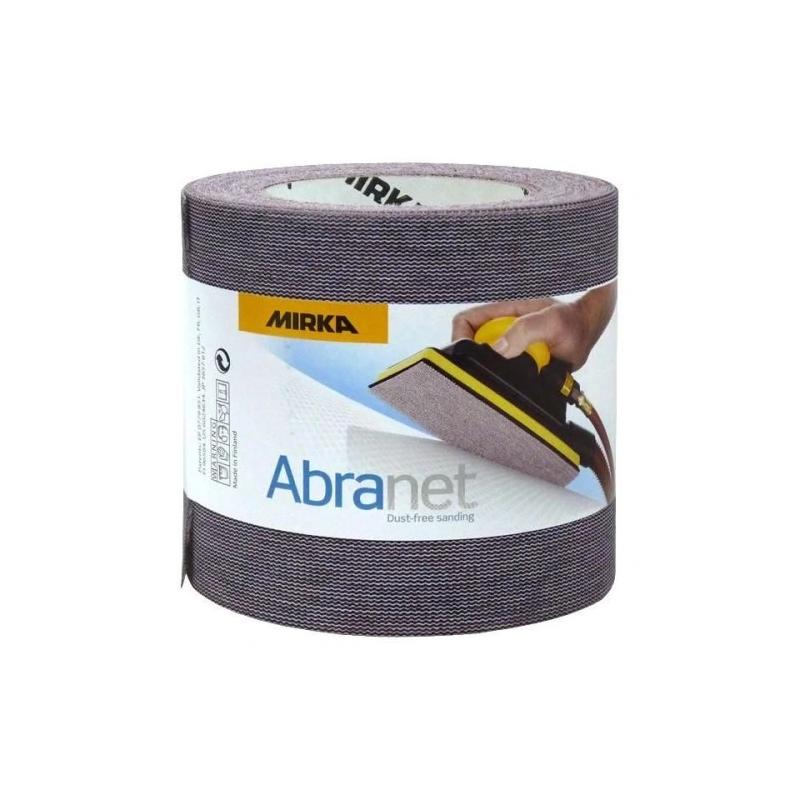 MIRKA Abrazīvs siets rullī ABRANET 115mm x 10m 180