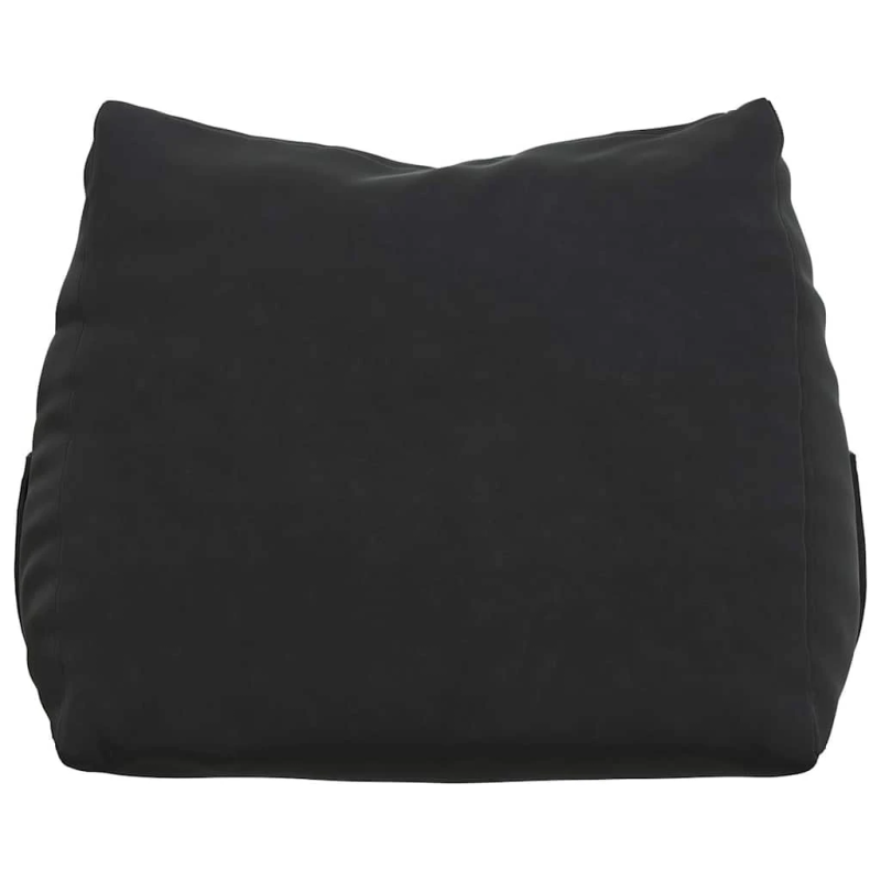 vidaXL Atpakaļ spilvens Melna 60 x 20 x 50 cm Korduroja audums