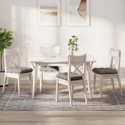 vidaXL Sēdvietas spilventiņi 4 pcs Pelēkbrūna 40 x 40 x 12 cm audums