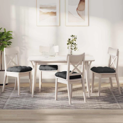 vidaXL Sēdvietas spilventiņi 4 pcs Tumši pelēks 45 x 45 cm