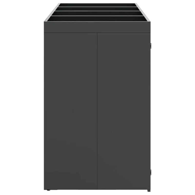 vidaXL Ratiņu tvertņu glabāšana 3 tvertņiem 340 x 77.5 x 115.5 cm