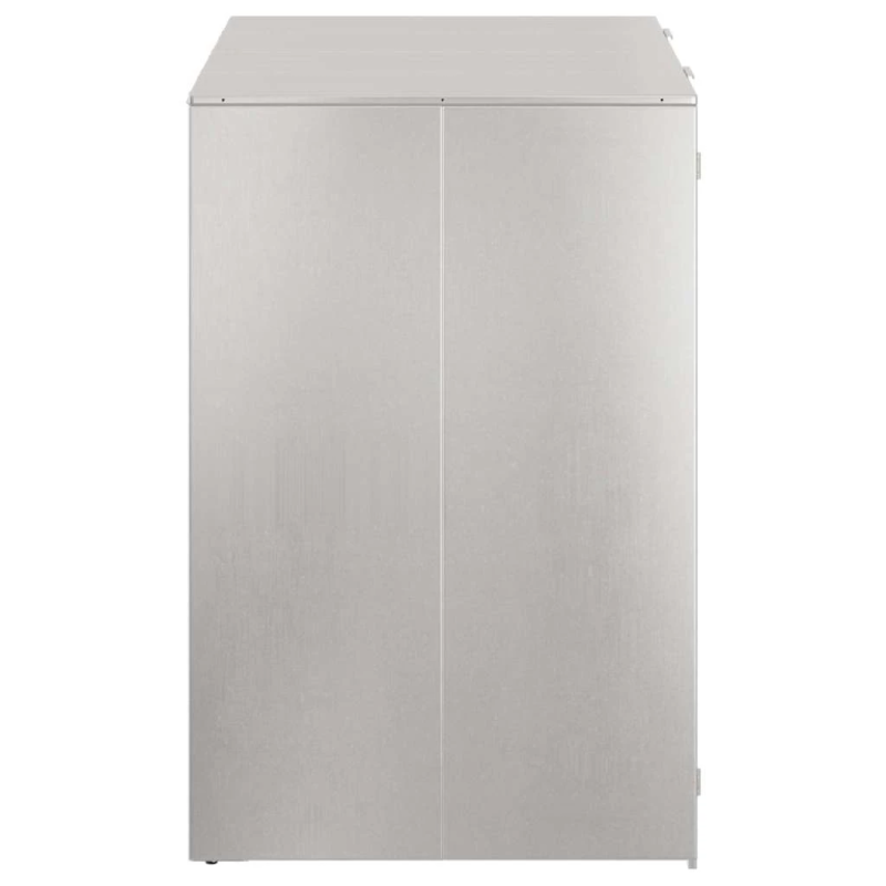 vidaXL Ratiņu tvertņu glabāšana 3 tvertņiem 340 x 77.5 x 115.5 cm