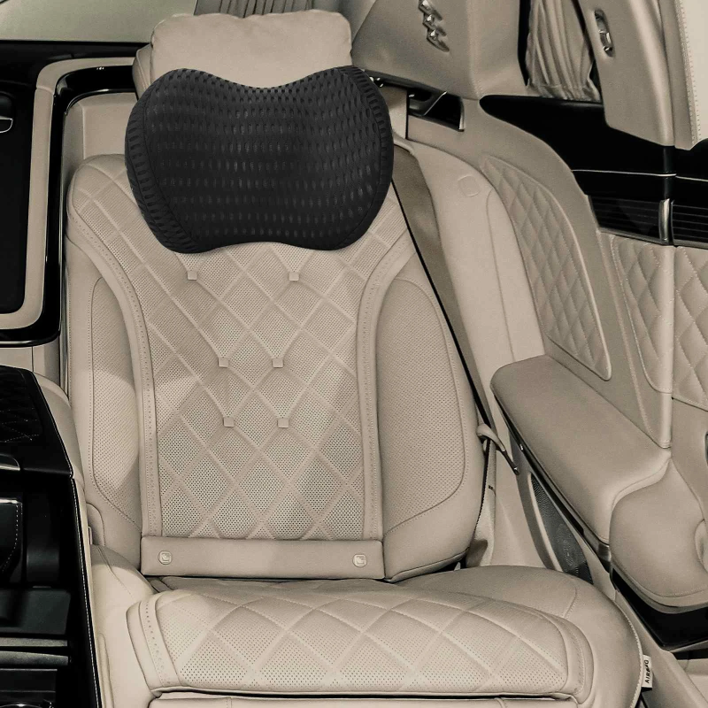 vidaXL Spilvens ar spilvenu Regulējams Melna 31 x 23 x 14 cm 4D siets