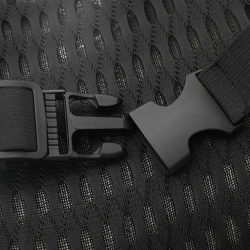 vidaXL Spilvens ar spilvenu Regulējams 2 pcs Melna 4D siets