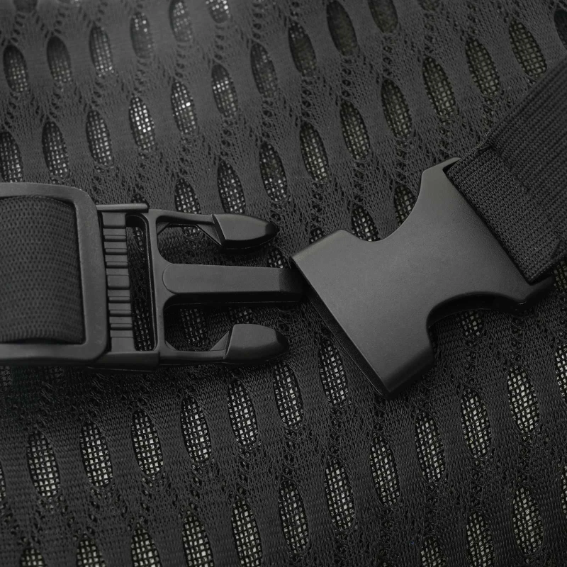 vidaXL Spilvens ar spilvenu Regulējams 2 pcs Melna 4D siets