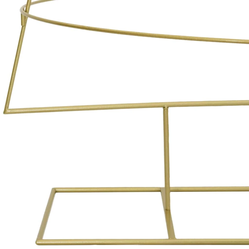 vidaXL Metāla Ziemassvētku koks Zelts 210 cm Pulverkrāsots tērauds