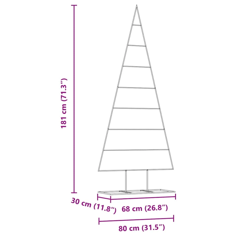 vidaXL Metāla Ziemassvētku koks Zelts 180 cm Pulverkrāsots tērauds