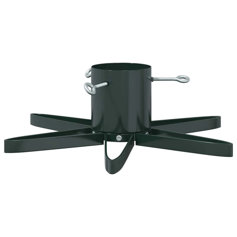 vidaXL Ziemassvētku eglītes statīvs Zaļa 49 x 49 x 15,5 cm Tērauds