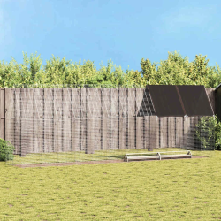 vidaXL Vistu būris 2 pcs Sudraba 600 x 100 x 210 cm Cinkots tērauds