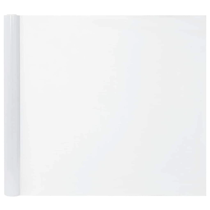 vidaXL Statiskā logu plēve Frosted balts 45 x 500 cm PVC