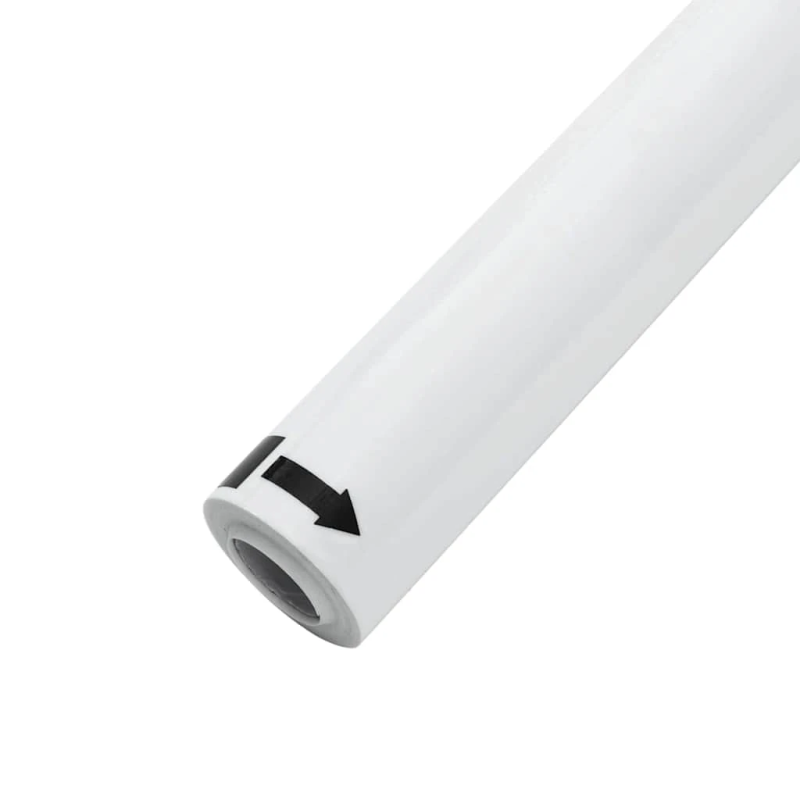 vidaXL Statiskā logu plēve Frosted balts 45 x 500 cm PVC