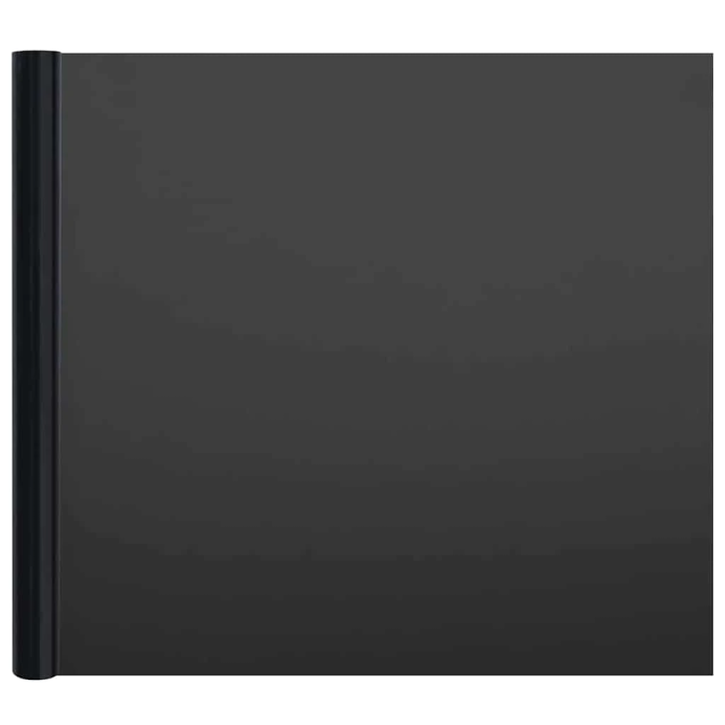 vidaXL Statiskā logu plēve Melna 60 x 500 cm PVC