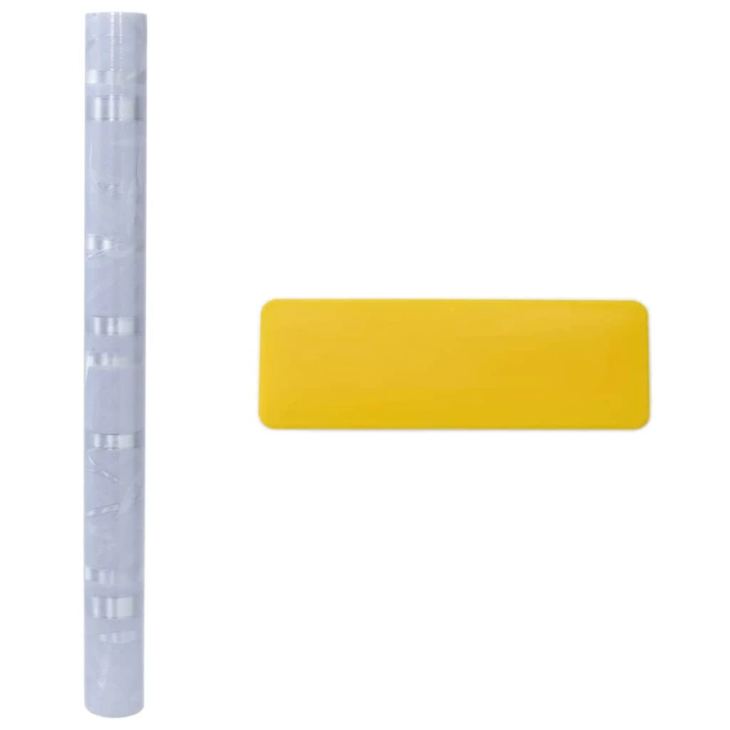 vidaXL Statiskā logu plēve Bambusa raksts 90 x 500 cm PVC