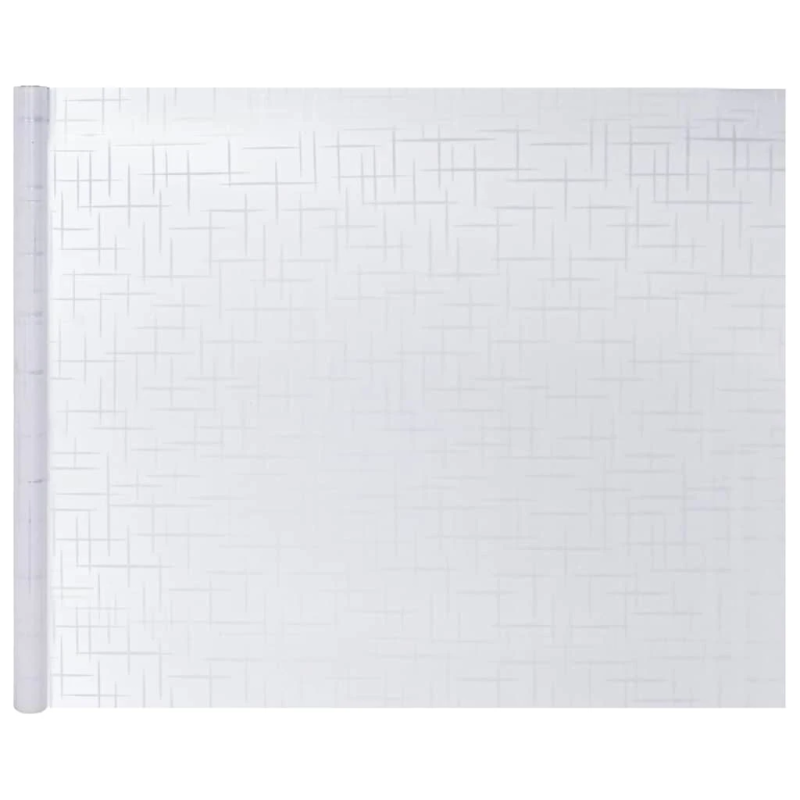 vidaXL Statiskā logu plēve Zvaigžņu raksts 45 x 500 cm PVC