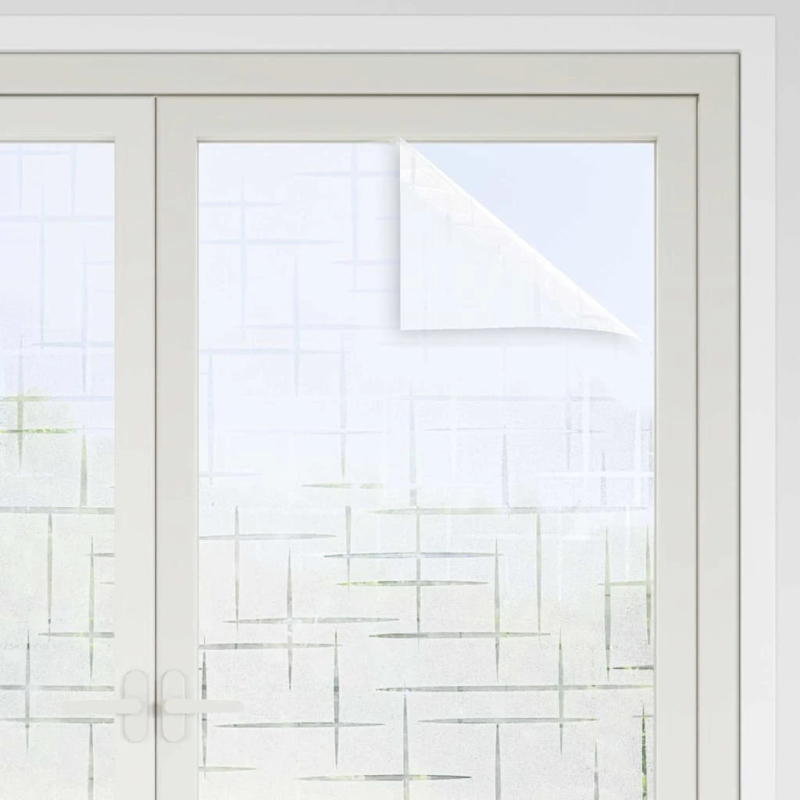 vidaXL Statiskā logu plēve Zvaigžņu raksts 45 x 500 cm PVC