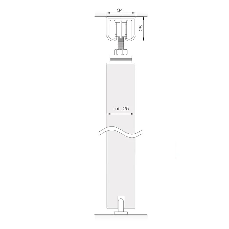 Rinkinys Helaform 20501. stumdomosioms vidaus durims