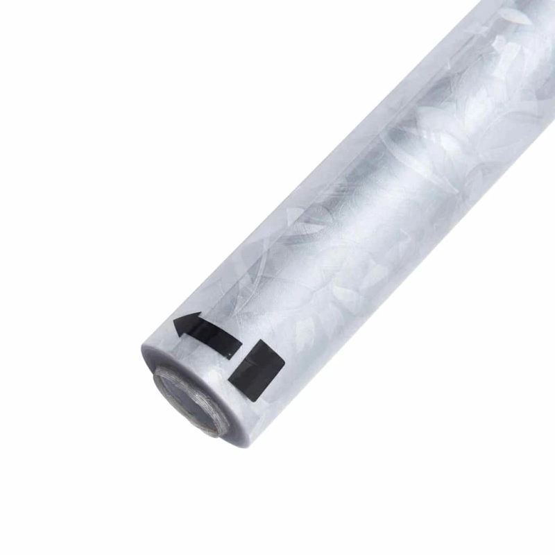 vidaXL Statiskā logu plēve Ziedu raksts 60 x 500 cm PVC