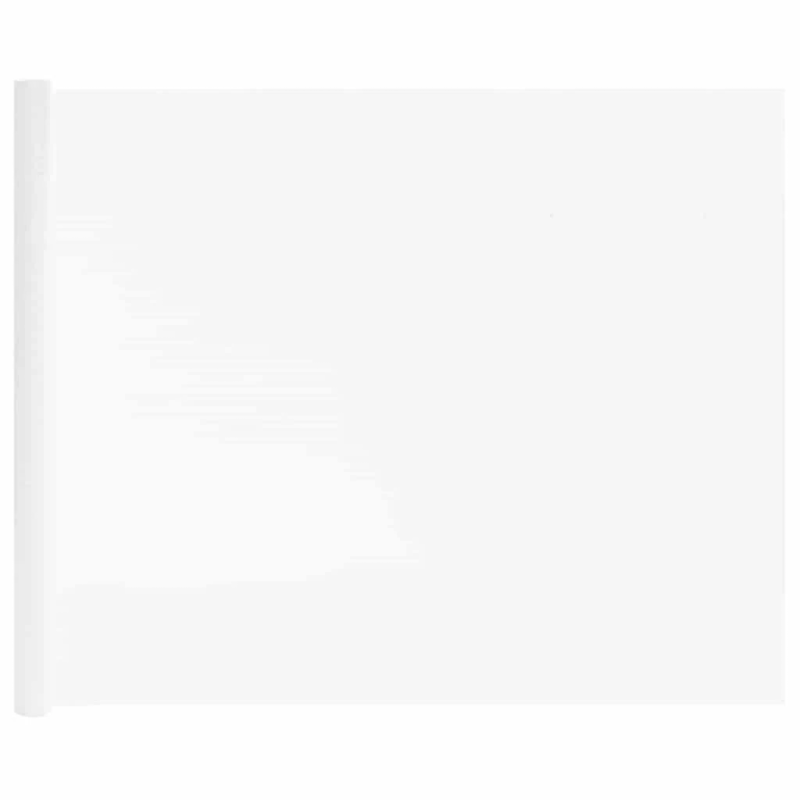 vidaXL Pašlīmējoša logu plēve Frosted balts 60 x 500 cm PVC