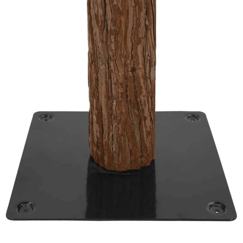 vidaXL Tievā Ziemassvētku Egle Zaļa 210 cm PVC un cietā priedes koks