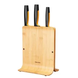 Virtuvinių peilių komplektas Fiskars Functional Form Bamboo Knife Set 1057553, 3 vnt.