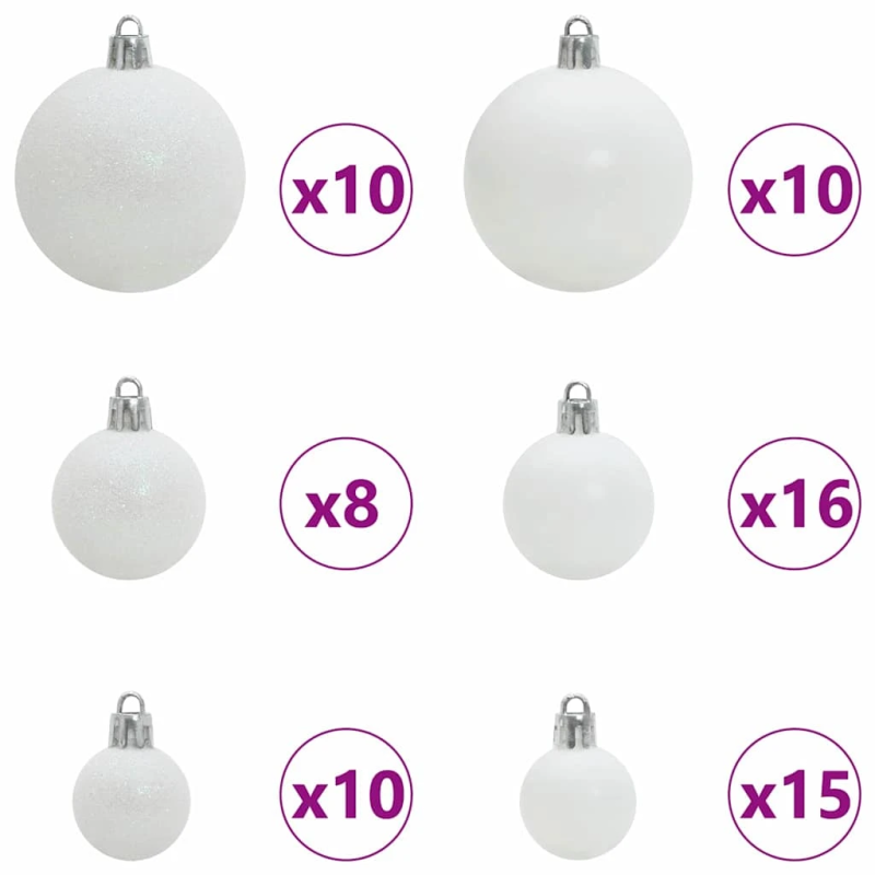 vidaXL Mākslīgā Saliekamā Ziemassvētku Egle Zaļa 240 cm PVC un metāls