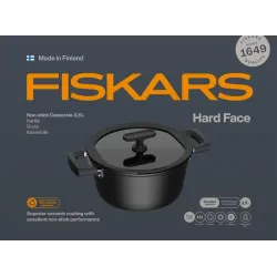 Casserole hard face 3.5l with lid