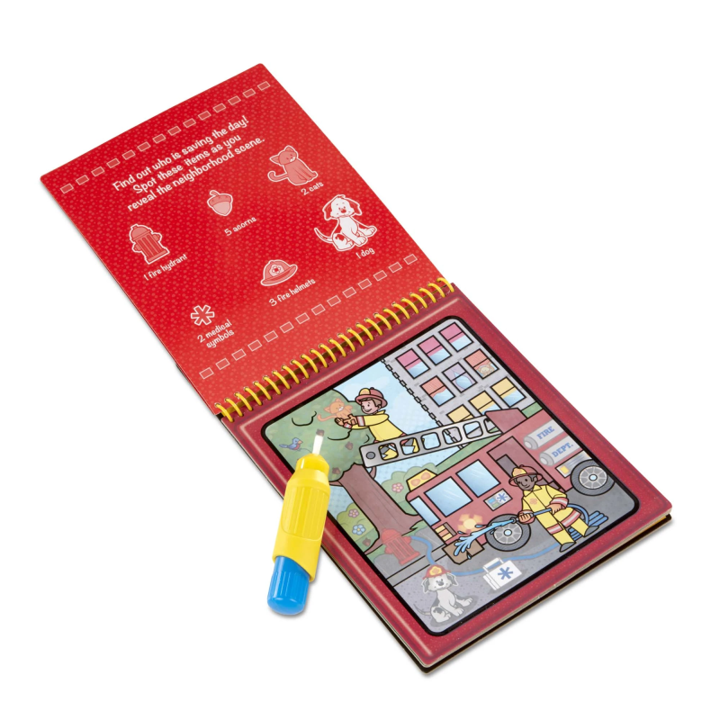 MELISSA & DOUG Water Wow! Ūdens krāsojamā grāmata – Transportlīdzekļi