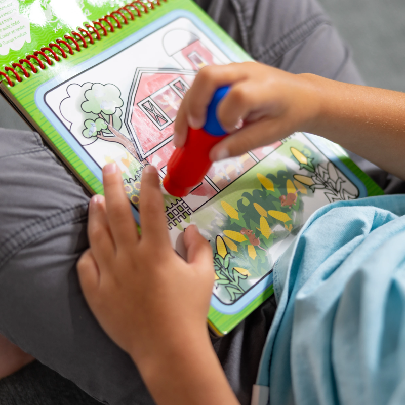 MELISSA & DOUG Water Wow! Ūdens krāsojamā grāmata – Lauku sēta