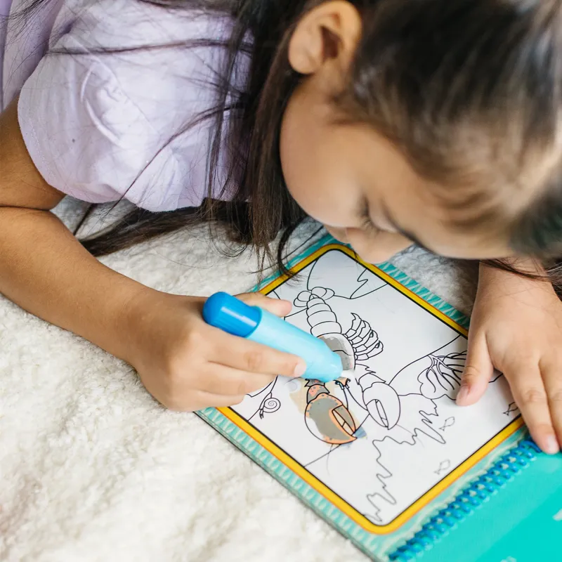 MELISSA & DOUG Ūdens krāsojamā grāmata MELISSA Water Wow! – Zemūdens pasaule