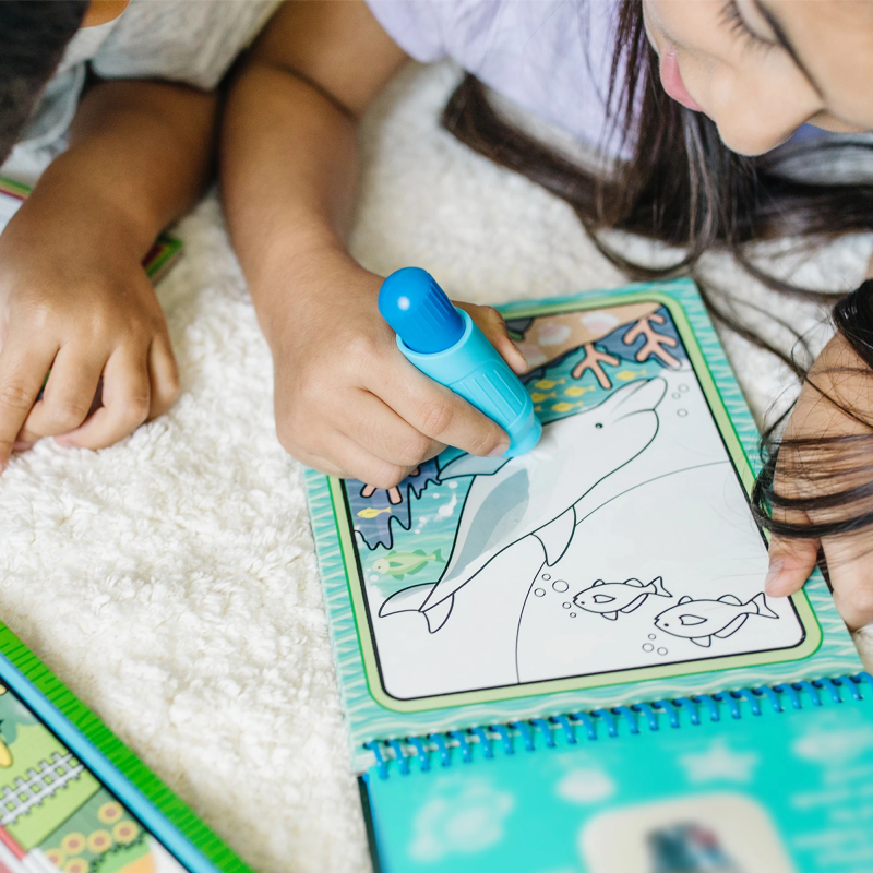 MELISSA & DOUG Ūdens krāsojamā grāmata MELISSA Water Wow! – Zemūdens pasaule