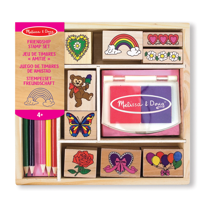 MELISSA & DOUG Zīmogu komplekts Draudzība