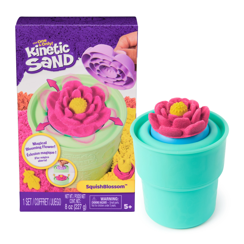 KINETIC SAND Rotaļu komplekts Spiežamie ziediņi