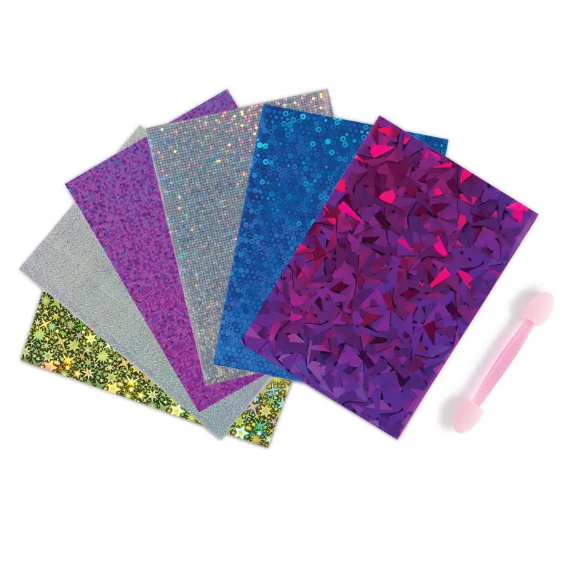 GOGLAM Rotaļu komplekts Nagu rotāšana ar krāsainu foliju