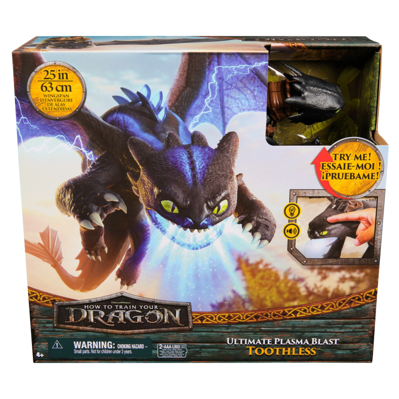 DRAGONS Interaktīvā figūra Plasma Blast Nightfury
