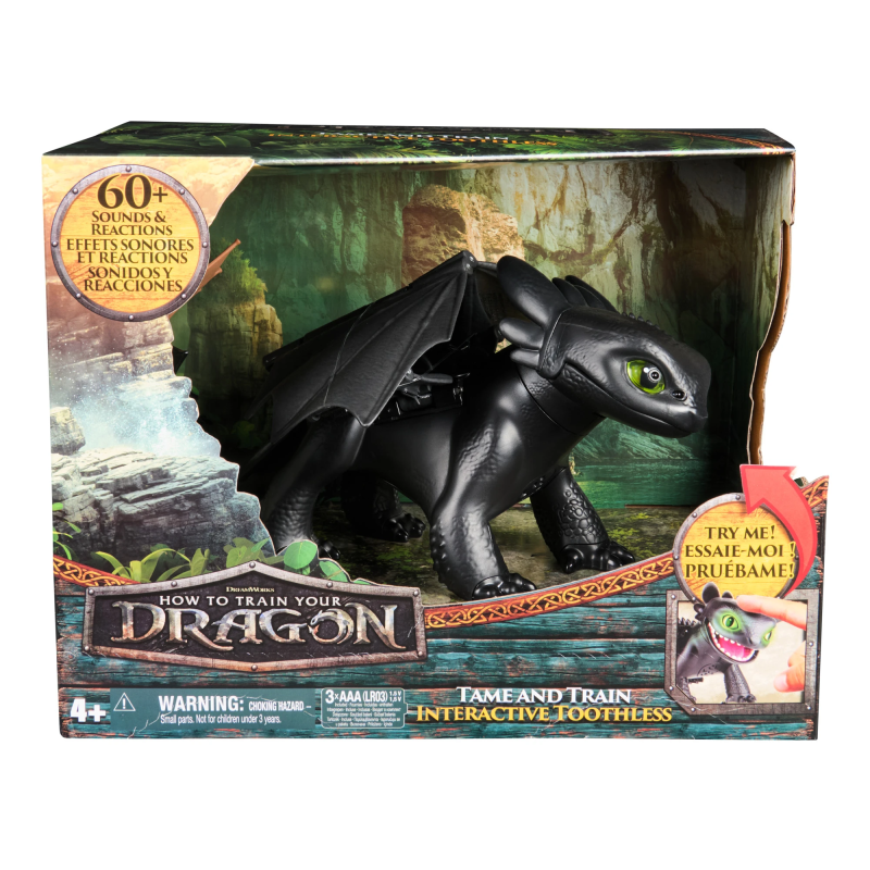 DRAGONS Interaktīvā figūra pūķis Toothless