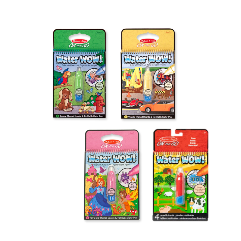 MELISSA & DOUG Water Wow! Ūdens krāsojamā grāmata