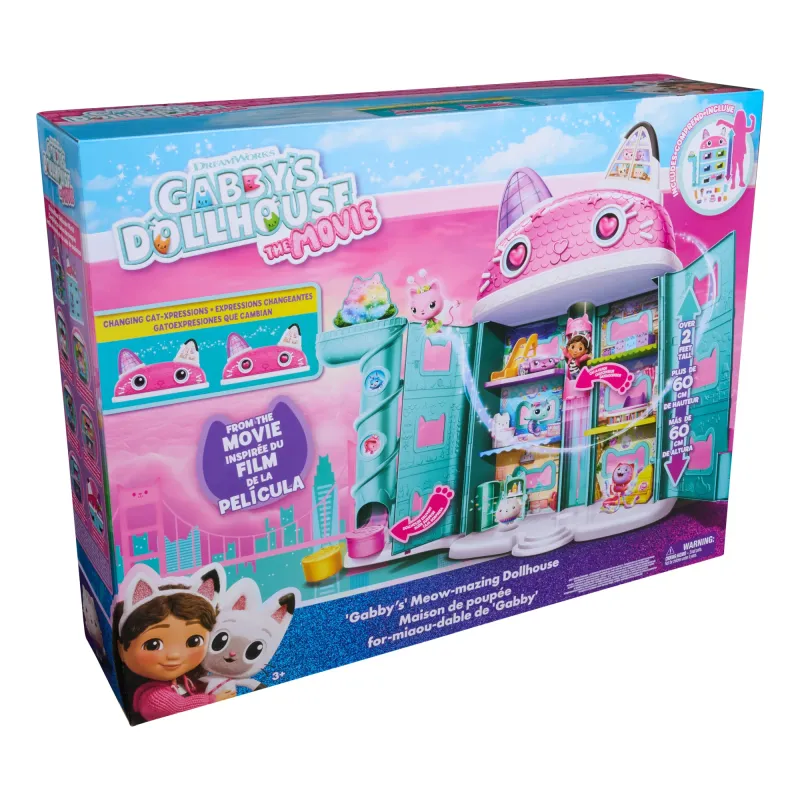 GABBY´S DOLLHOUSE Rotaļu komplekts Leļļu māja ,bez skaņām,