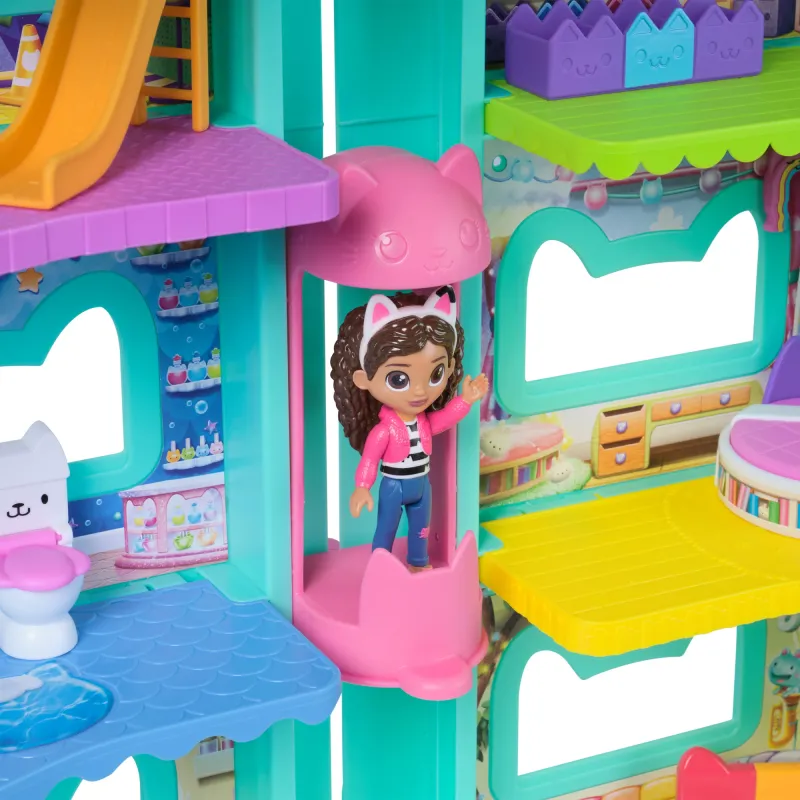 GABBY´S DOLLHOUSE Rotaļu komplekts Leļļu māja ,bez skaņām,