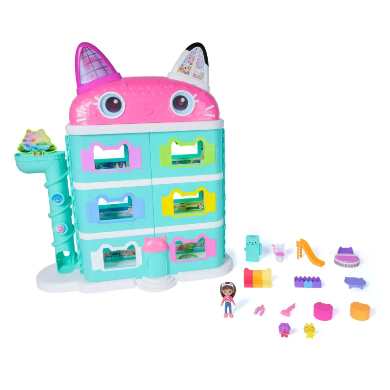 GABBY´S DOLLHOUSE Rotaļu komplekts Leļļu māja ,bez skaņām,