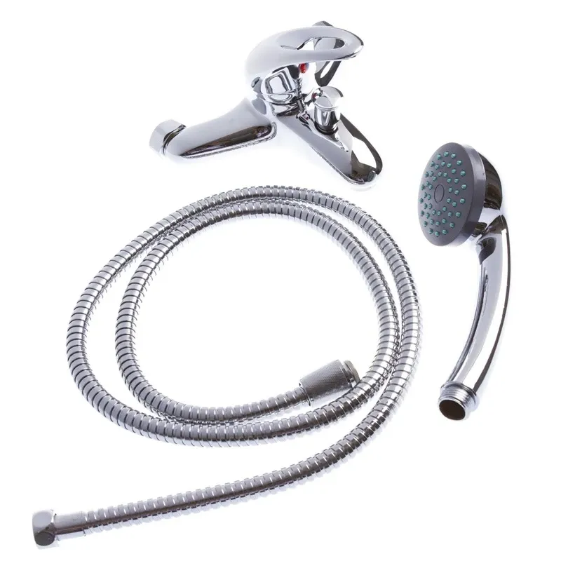 Vannas maisītājs ar dušas komplektu Thema Lux Zoe DF1223, hroma krās.