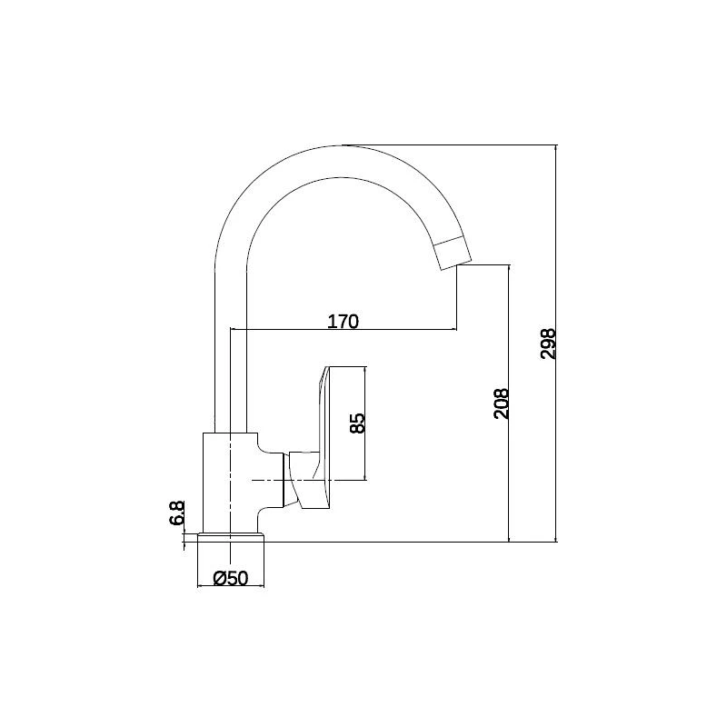Maisītājs izlietnei augsts df11606