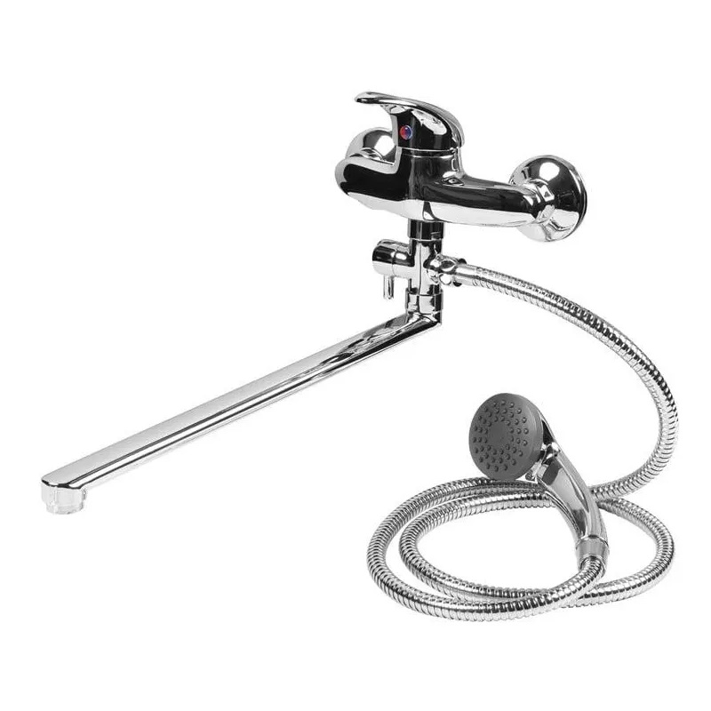 Vonios maišytuvas su dušo komplektu Thema Lux Zoe DF1224-1, chromo sp.