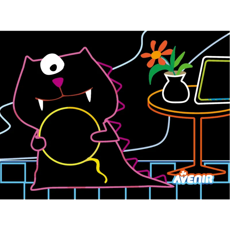 Skrāpēšanas komplekts Avenir Monster CH191680, daudzkrāsaina