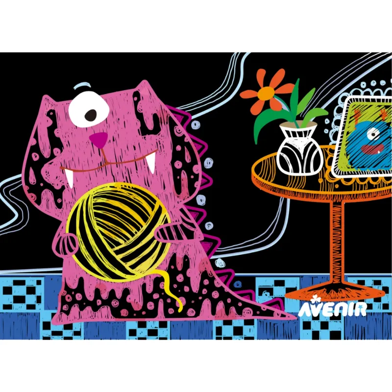 Raižymo rinkinys Avenir Monster CH191680, įvairių spalvų