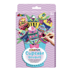 AVENIR Skrāpējamo attēlu komplekts: Kēksiņu pušķis