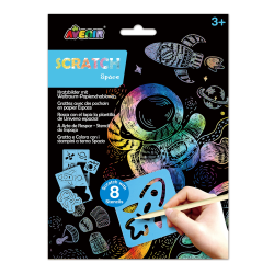 AVENIR Nokasāmais komplekts ar trafaretiem: Kosmoss