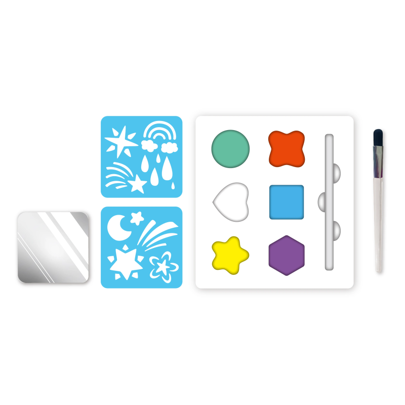 AVENIR Комплект для рисования на лице с трафаретами